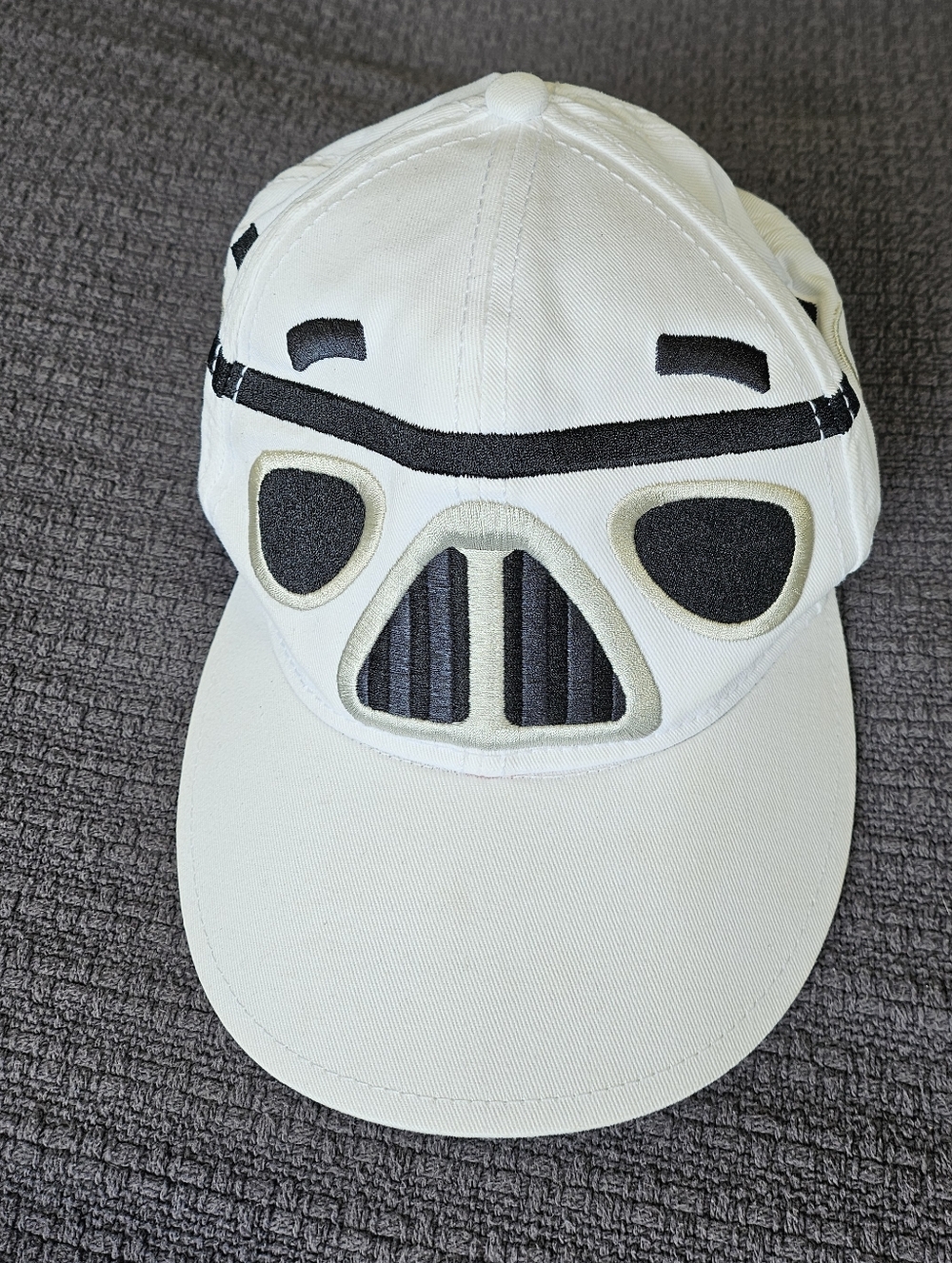 Star Wars X Angry Burds Stormtrooper Baseball Cap White Adjustable Disney Hat